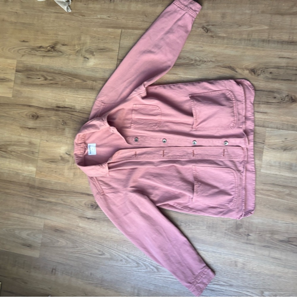 Old Navy Coral Button-Up Jacket